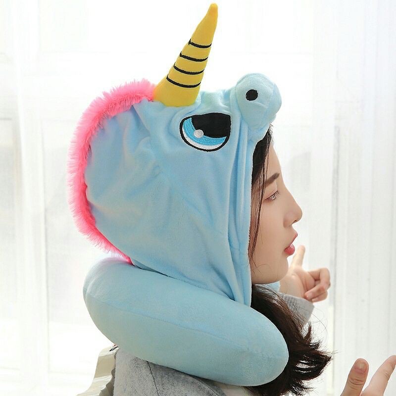 Boneka Bantal Leher Unicorn Kupluk Terbaru Berlabel SNI