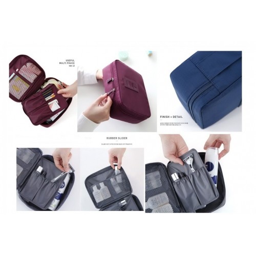 Tas Kosmetik Multipouch Travel Bag Serbaguna