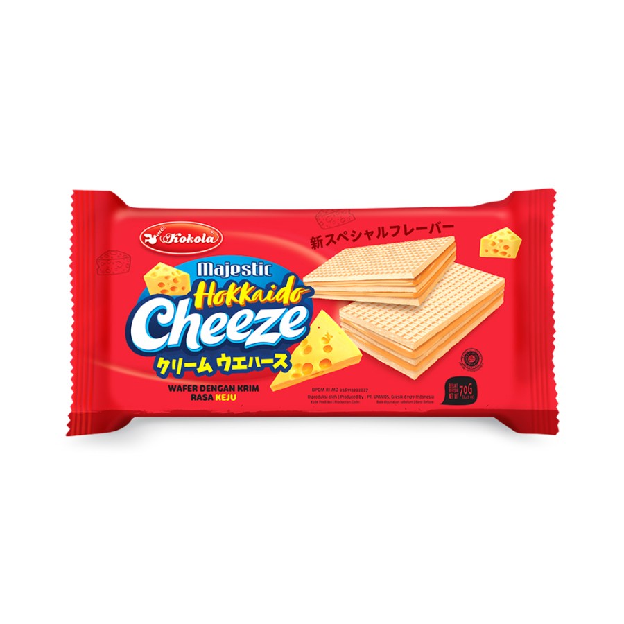 

Kokola Wafer Majestic Hokaido Cheeze 70Gr