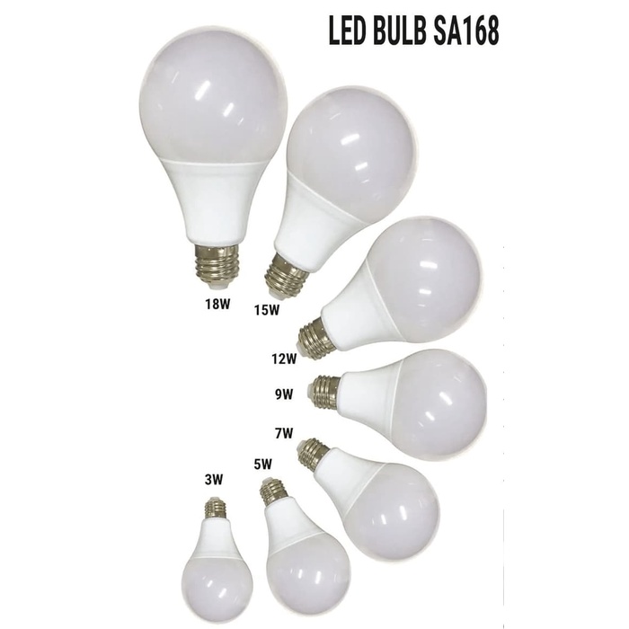 [WS]  LAMPU BULD HEMAT DAYA LED 3/5/7/9/12/15 WATT /PENERANGAN RUMAH/ BOHLAM LED