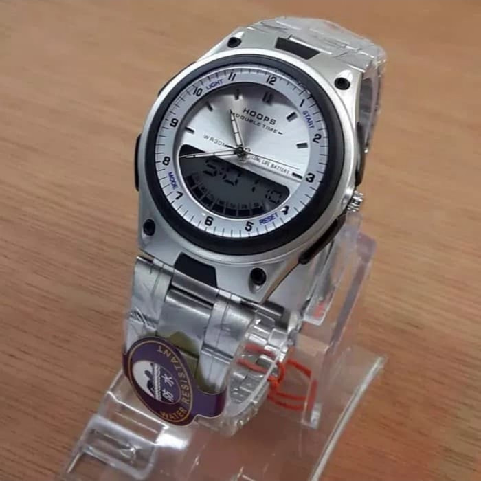 Jam Tangan HOOPS Original Dual time - Putih