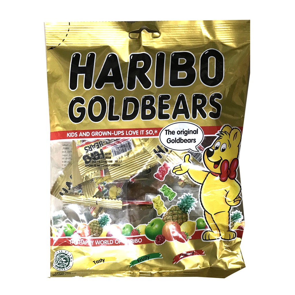 Haribo Goldbears Permen Jelly 200gr Dengan Berbagai Rasa Gummy Haribo Gold Bear Candy Jeli Panda 200 grama