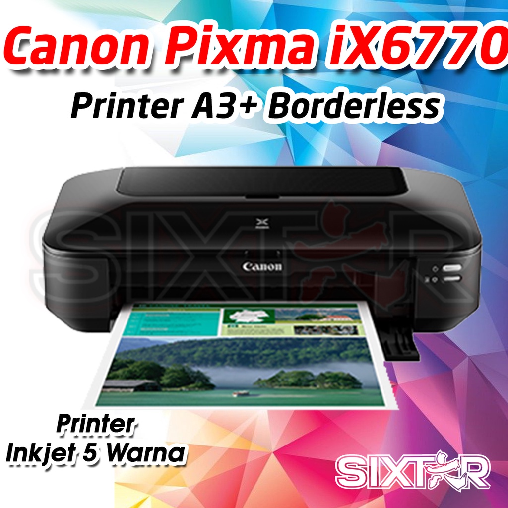 Canon PIXMA iX6770 Printer A3+ Borderless Original