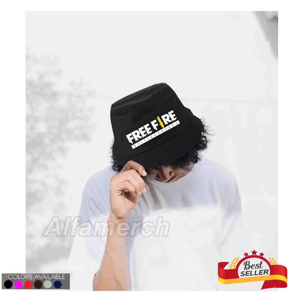 Topi Bucket FF FREE FIRE GARENA Keren Pria Dan Wanita Distro DIAMOND STORE