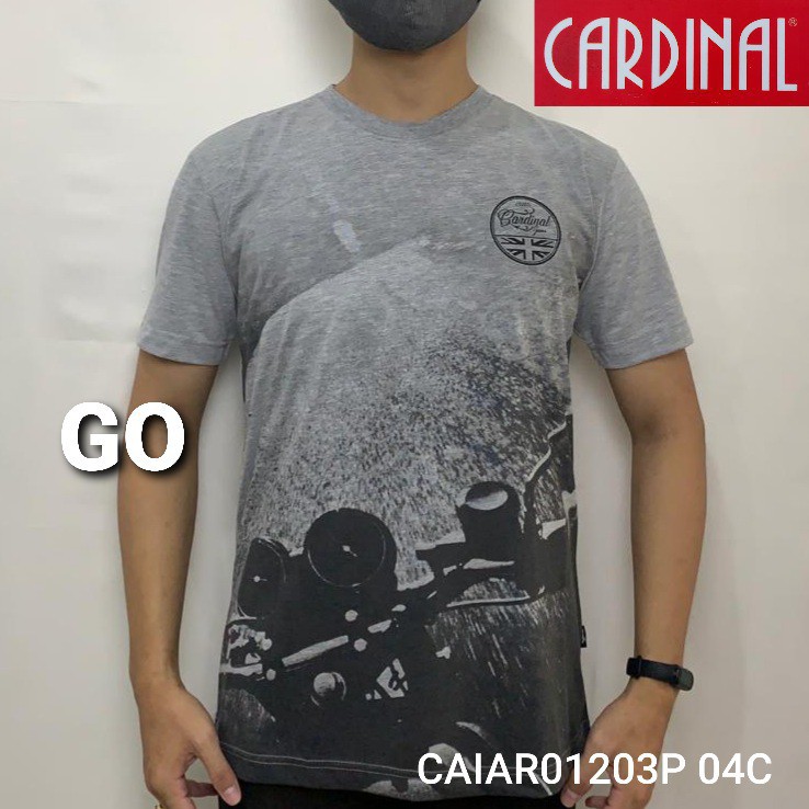 gos CARDINAL JEANS KAOS T-Shirt COWOK Reguler Slimfit Baju Cowok Kaos Cardinal