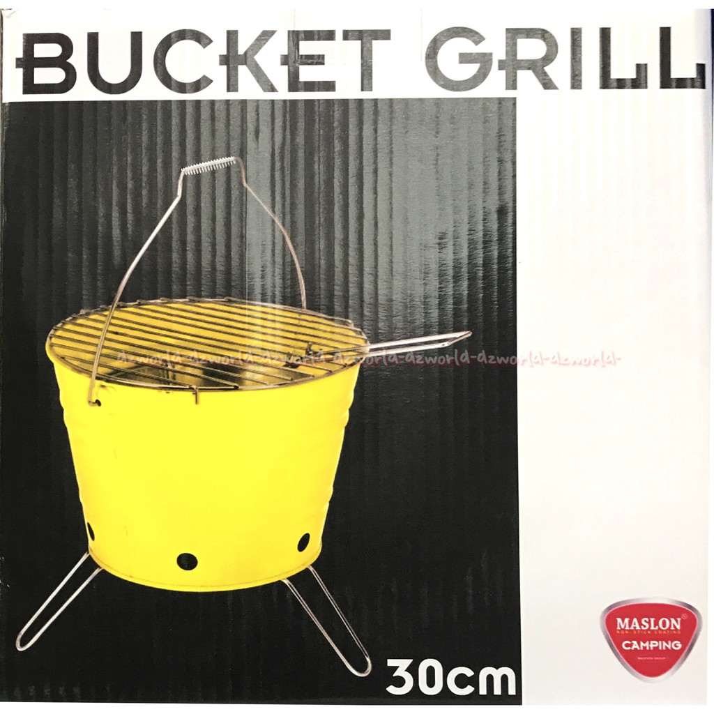 Bucket Grill Maspion Tempat Alat Bakar Panggang Portable Keranjang 30cm