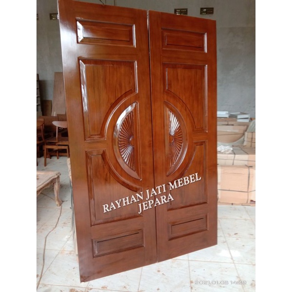 pintu rumah kayu jati mebel Jepara