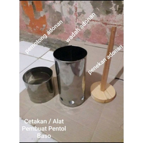 cetakan pentol bakso cilok bahan stainles