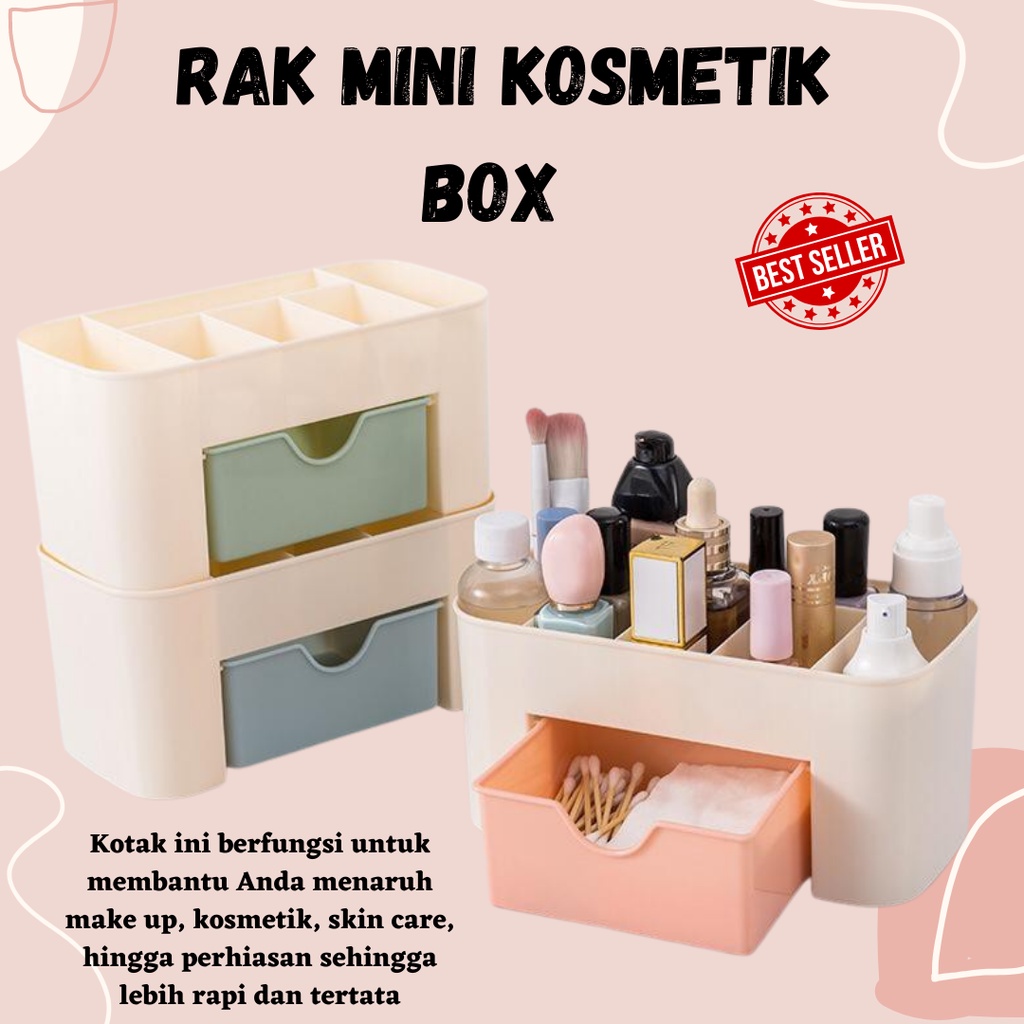 Rak Mini Kosmetik Kotak Serbaguna / Storage Kosmetik Box Organiz RANDOM