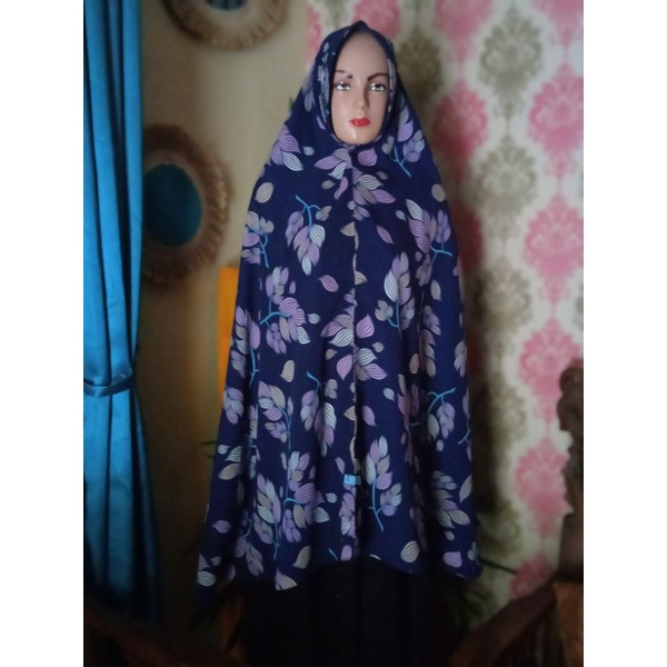 jilbab instan motif jumbo syar'i.