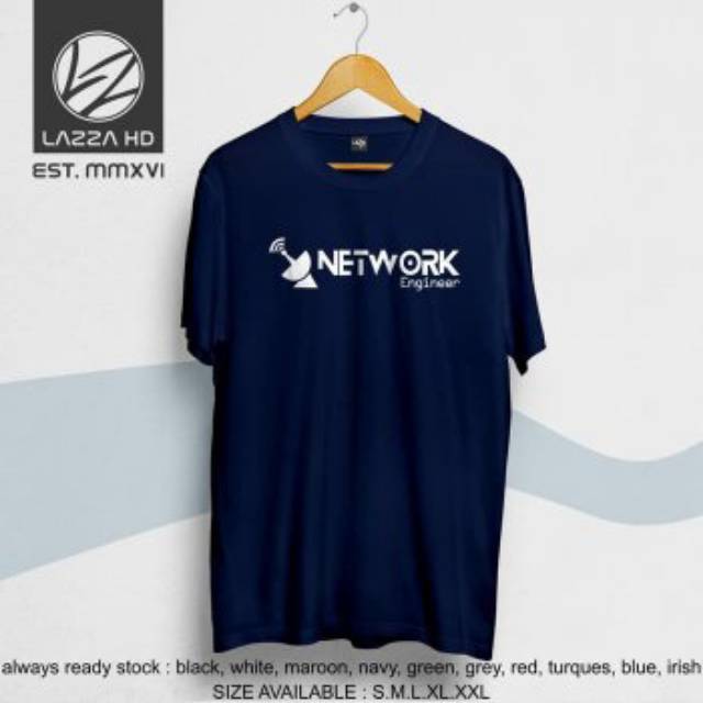 Tshirt Kaos baju NETWORK ENGINEER