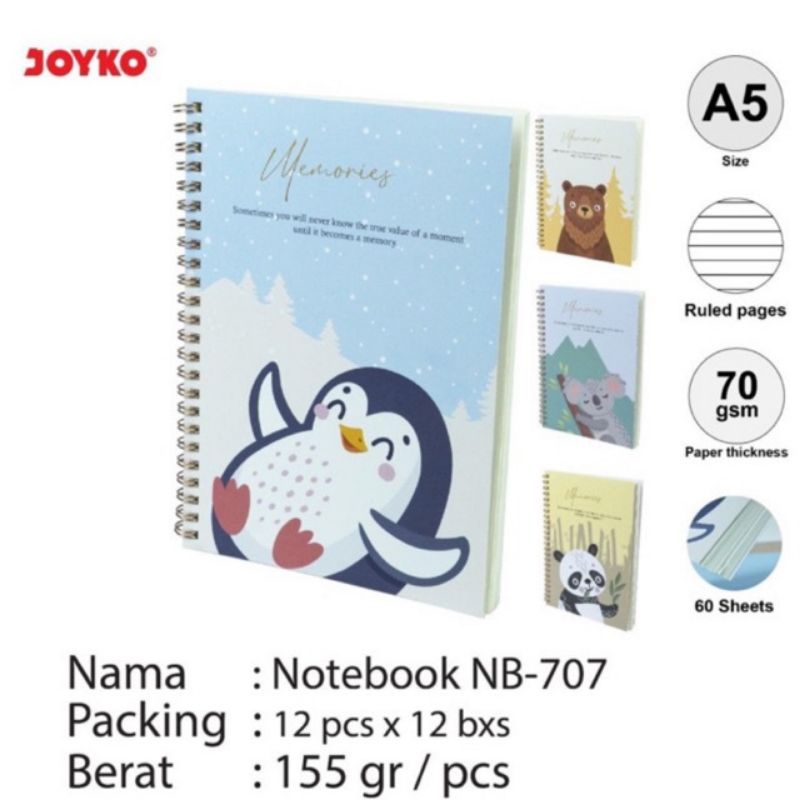

Diary / Notebook / D-1115MM Joyko Joyart