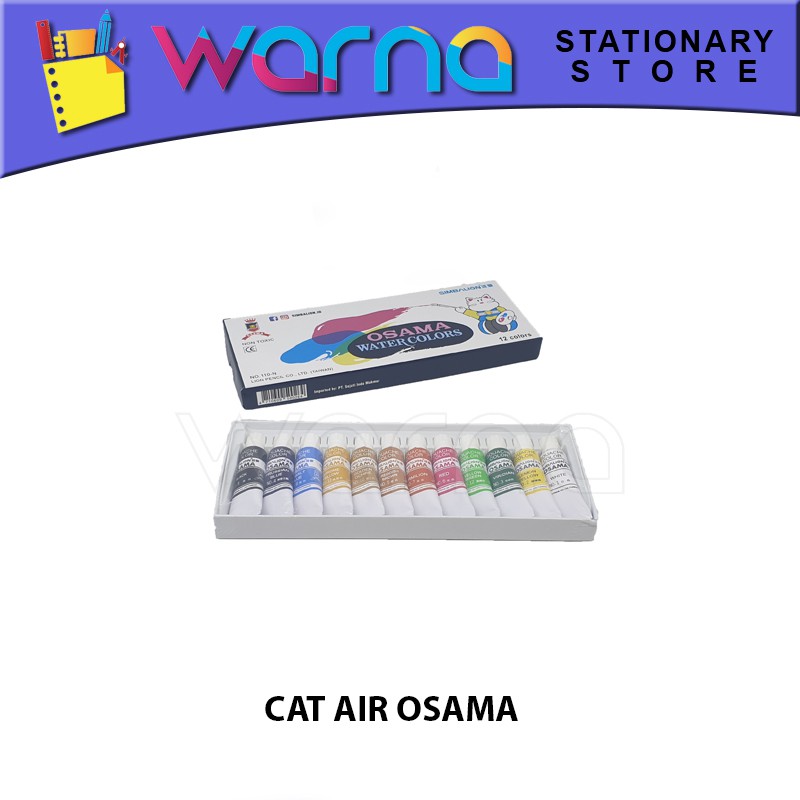 

CAT AIR WATER COLOR OSAMA 12 WARNA