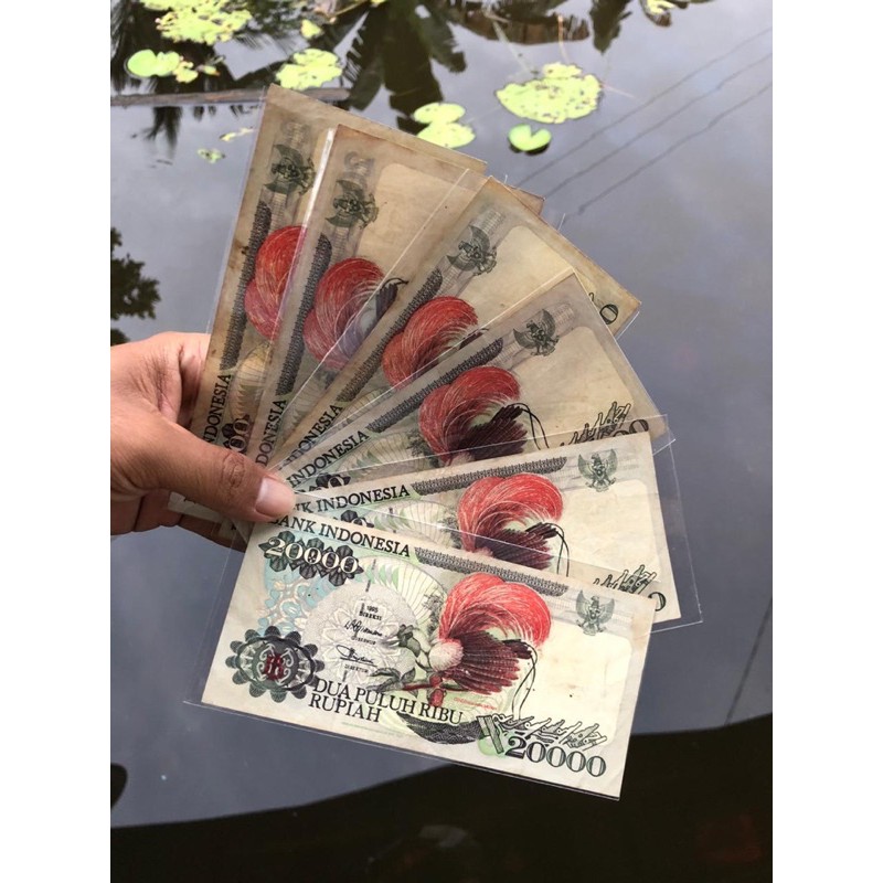 Uang Kuno 20000 Rupiah Cendrawasih Koleksi 20