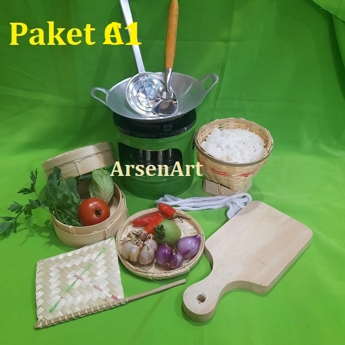 Masak Masakan Mainan Anak Kompor Mini - Kitchen Set -