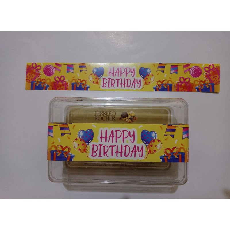 BIRTHDAY BELT PAPER CUSTOM | SUN PRINTING