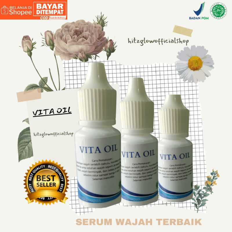 Vita Oil Penghilang Jerawat Bopeng Berminyak 10ml