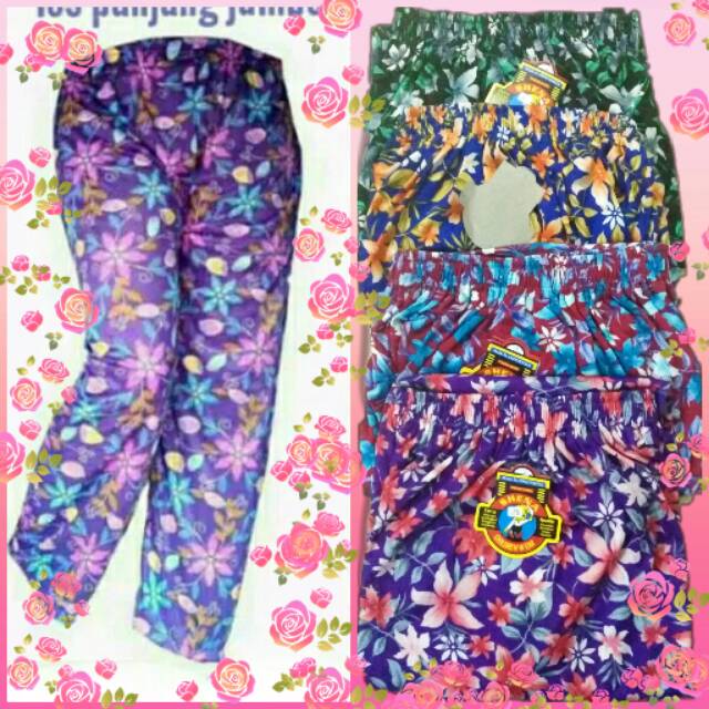 Leging panjang JUMBO motif / celamis kain hyget