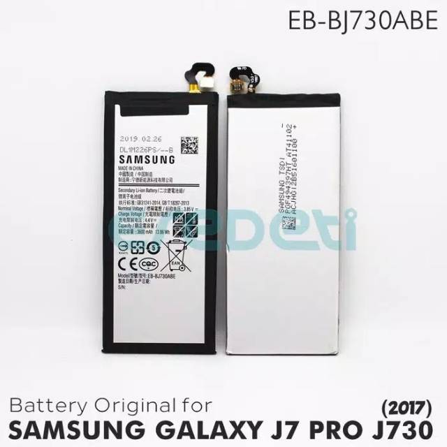 Batre batere bt samsung galaxy J7 pro EB-J730ABE