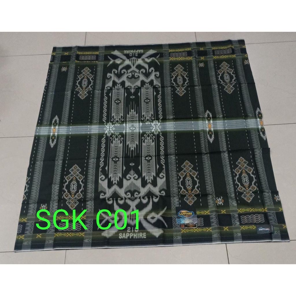 Sarung Sapphire Motif SGK Songket Gunungan Kembang