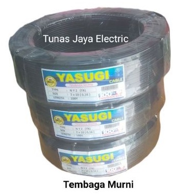 Kabel Serabut TR 2x10x0,16mm @100Y Tembaga Asli YASUGI (Best Quality)