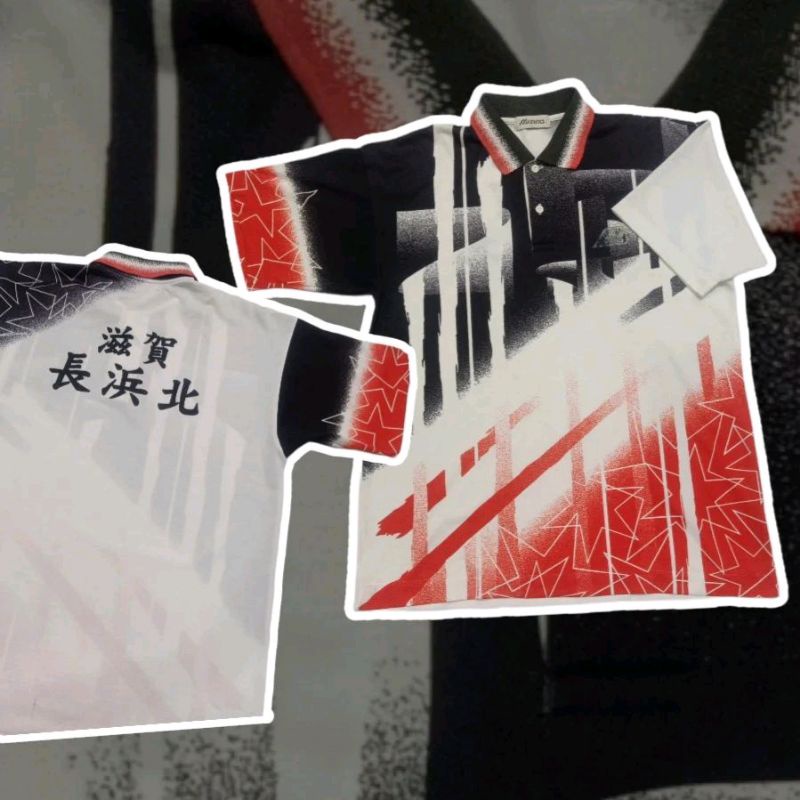 kaos poloshirt mizuno badminton voli second
