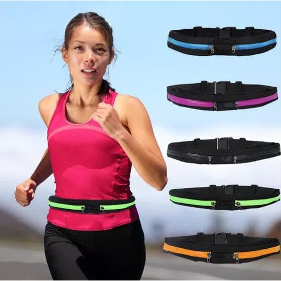 sport jogging belt / running pocket / tas pinggang olahraga Sepeda / Tracking