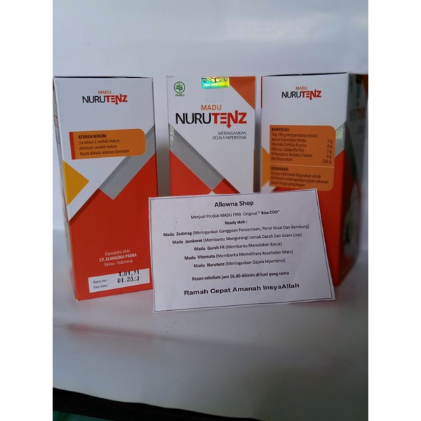 Harga Madu Nurutenz Di Apotik, Obat Herbal Diabetes dan Hipertensi