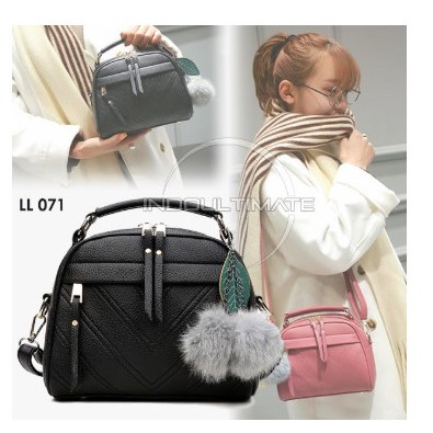 Tas Selempang Wanita 2in1 Clutch Wanita LL-071 / Tas Import Wanita / Tas Wanita Import