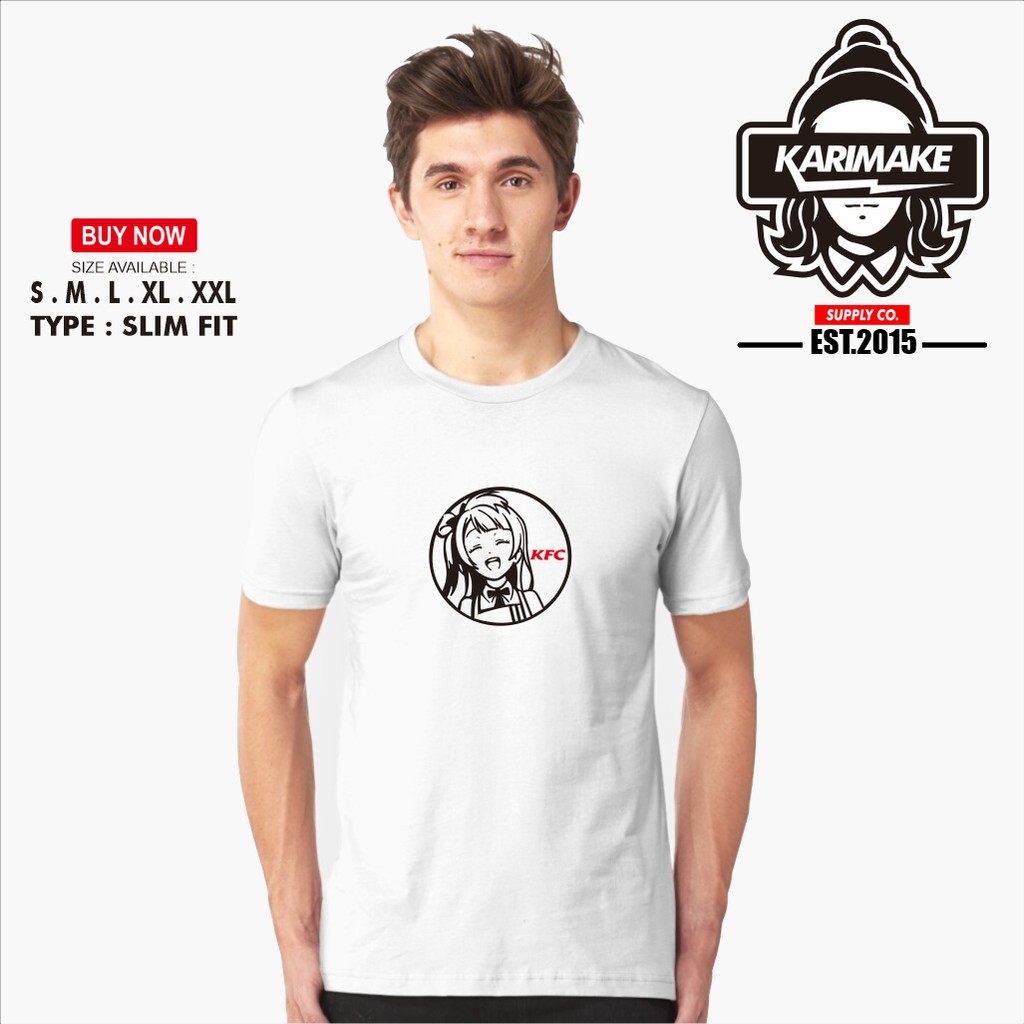 Kaos Baju  Anime KFC Kawaii  Fans Club Kaos Anime Karimake 