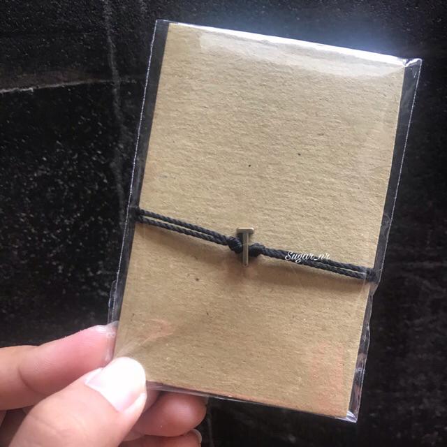 Initial bGelang Inisial / Gelang Nama / Gelang Couple / Gelang Huruf / gelang magnet couple-1pcs