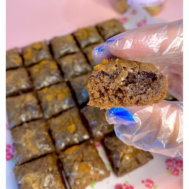 

Fudgy brownie bites