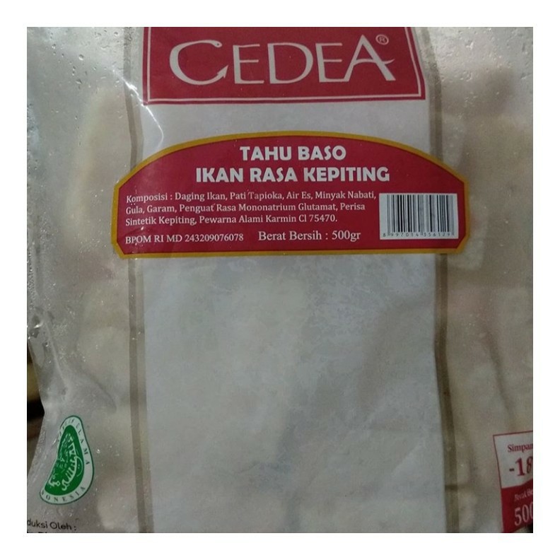 

CEDEA Tahu Baso Ikan Rasa Kepiting