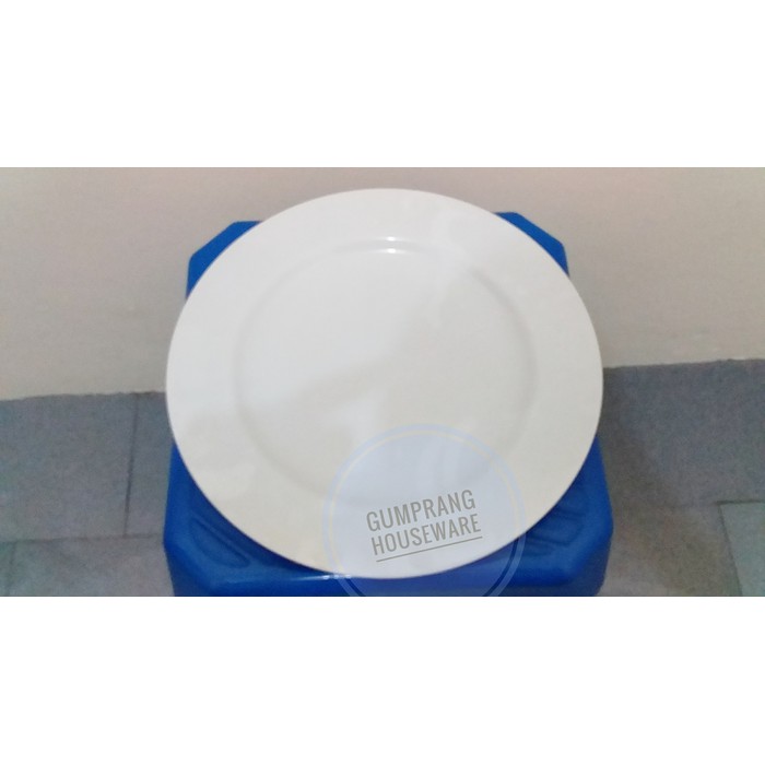 piring makan dinner plate putih polos