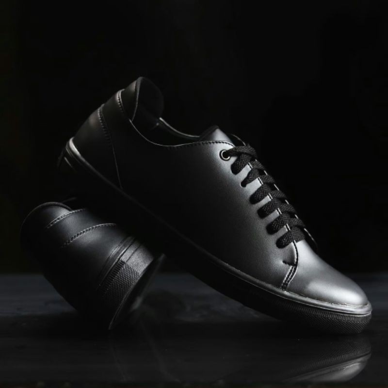 TERBARU Sepatu Pria Sneakers Casual Kasual Pria Kulit Pu Kerja Kuliah Trendy