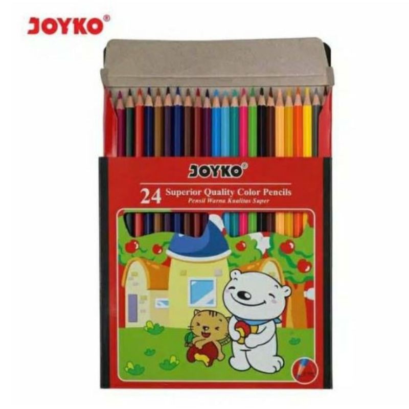 

Pensil Warna CP-24PB Superior Joyko 24 Warna Colour Pencil