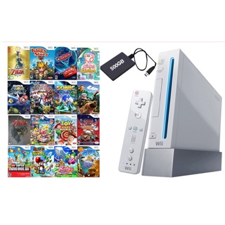 SH- Paket Harga Special Nintendo Wii 500gb HDMI Komplit 1 Set Full Games Terbaik Wii Gamecube Game Cube GARANSI 3 BULAN