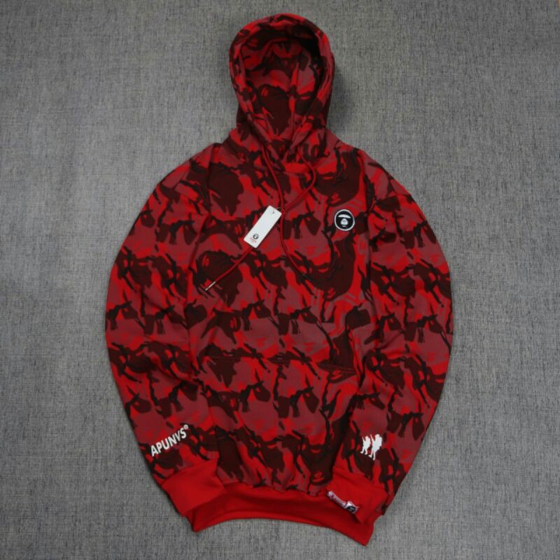 hoodie a bathing ape fullprint