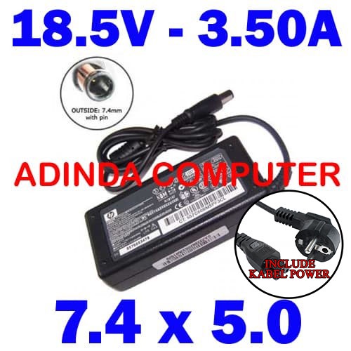 Adaptor Charger HP Pavilion dv4 dv5 dv7 G3000 G5000 G6000 G7000 ORI