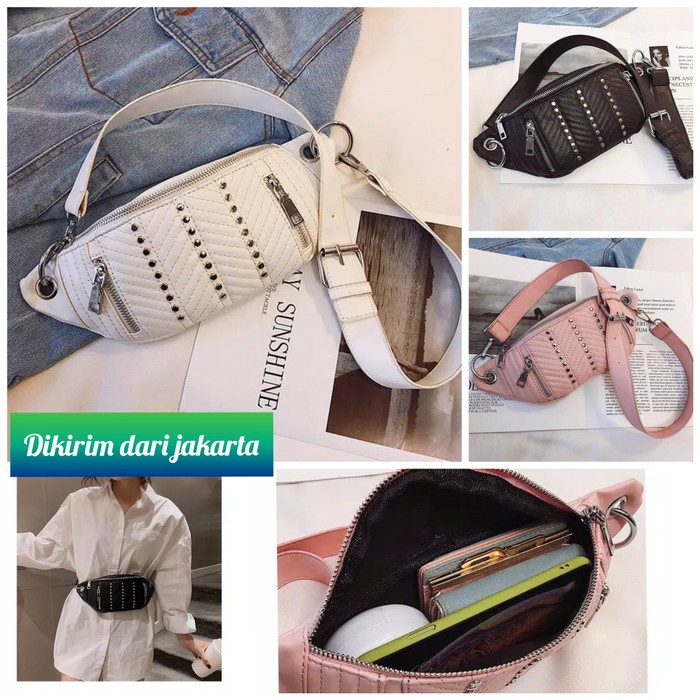 TAS WANITA BATAM IMPORT WAISTBAG VC83283