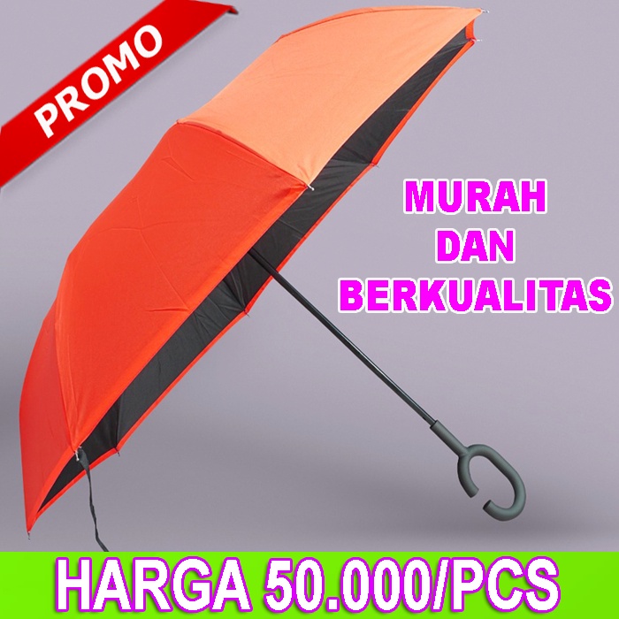 Jual PAYUNG TERBALIK MURAH PAYUNG MOBIL KAZBRELLA Shopee Indonesia