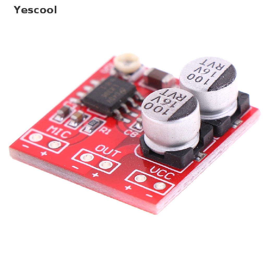 Yescool Papan amplifier power DC 5V-12V LM386 200x Untuk Mikrofon