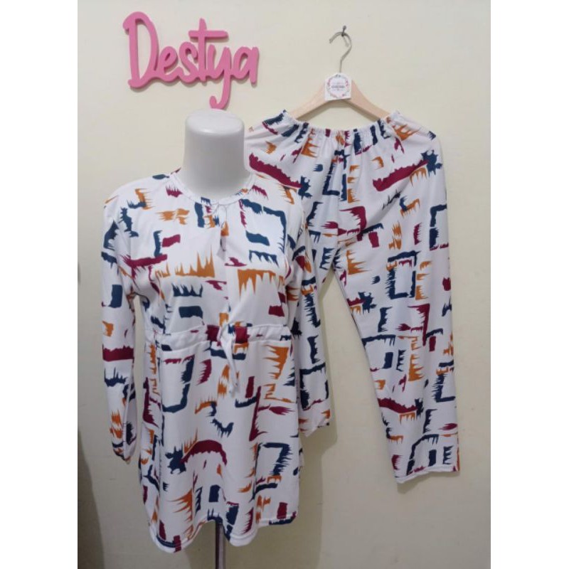 SETELAN HYGET | ONE SET HAIGET NAGITA ABSTRAK | SETCEL MOTIF