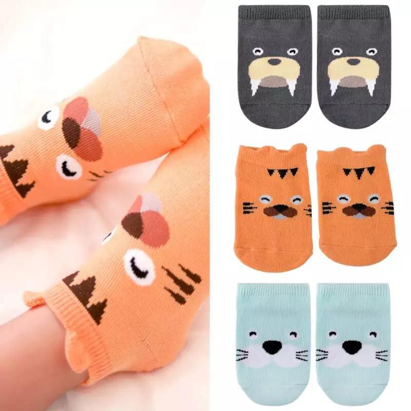 KAOS KAKI ANAK KOREA 3D MOTIF BINATANG LUCU 1-4 TH