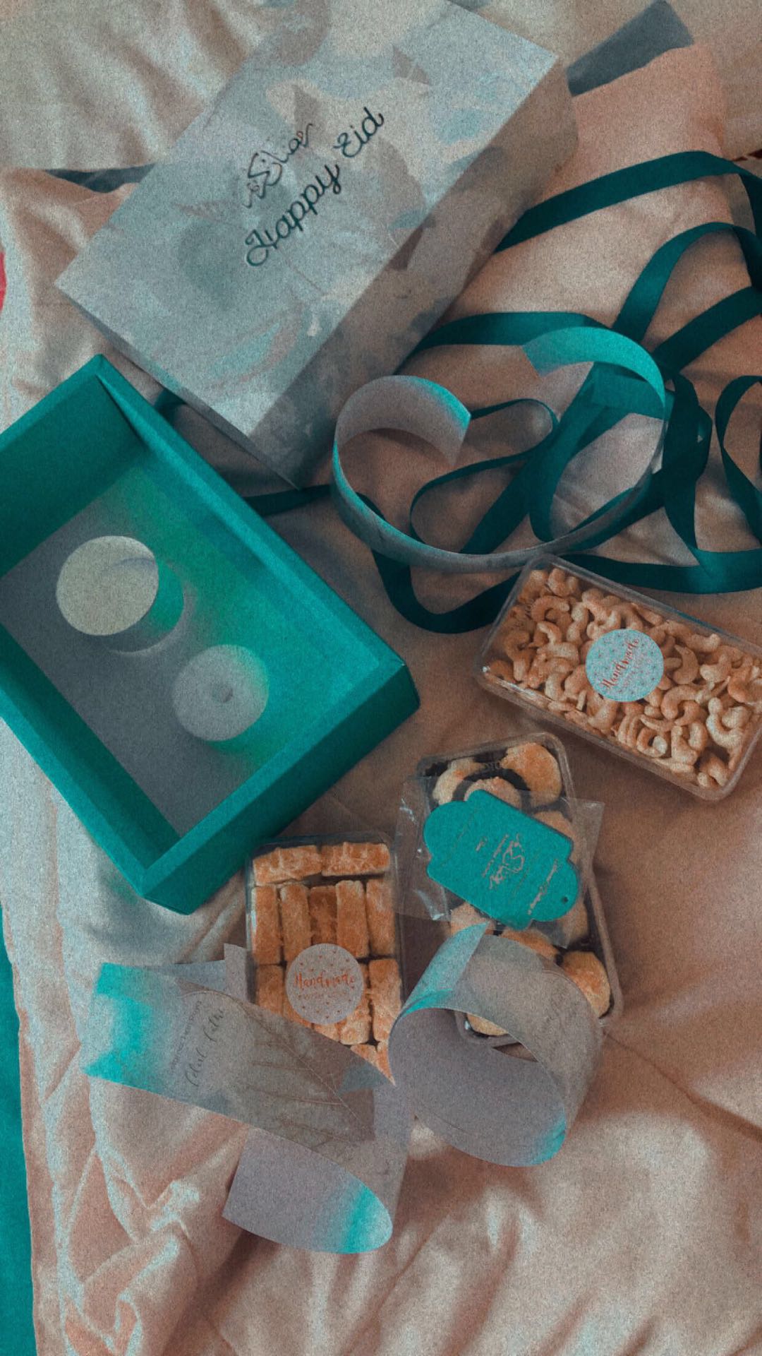 Hangtag / Kartu Ucapan Lebaran Idul Fitri Warna Mint