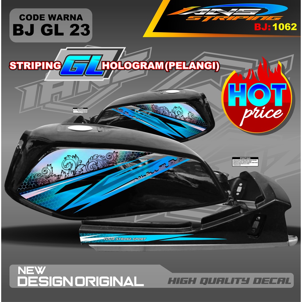 CUSTOM STRIPING GL HOLOGRAM / STRIPING GL MAX VARIASI HOLOGRAM / STRIPING GL PRO HOLOGRAM