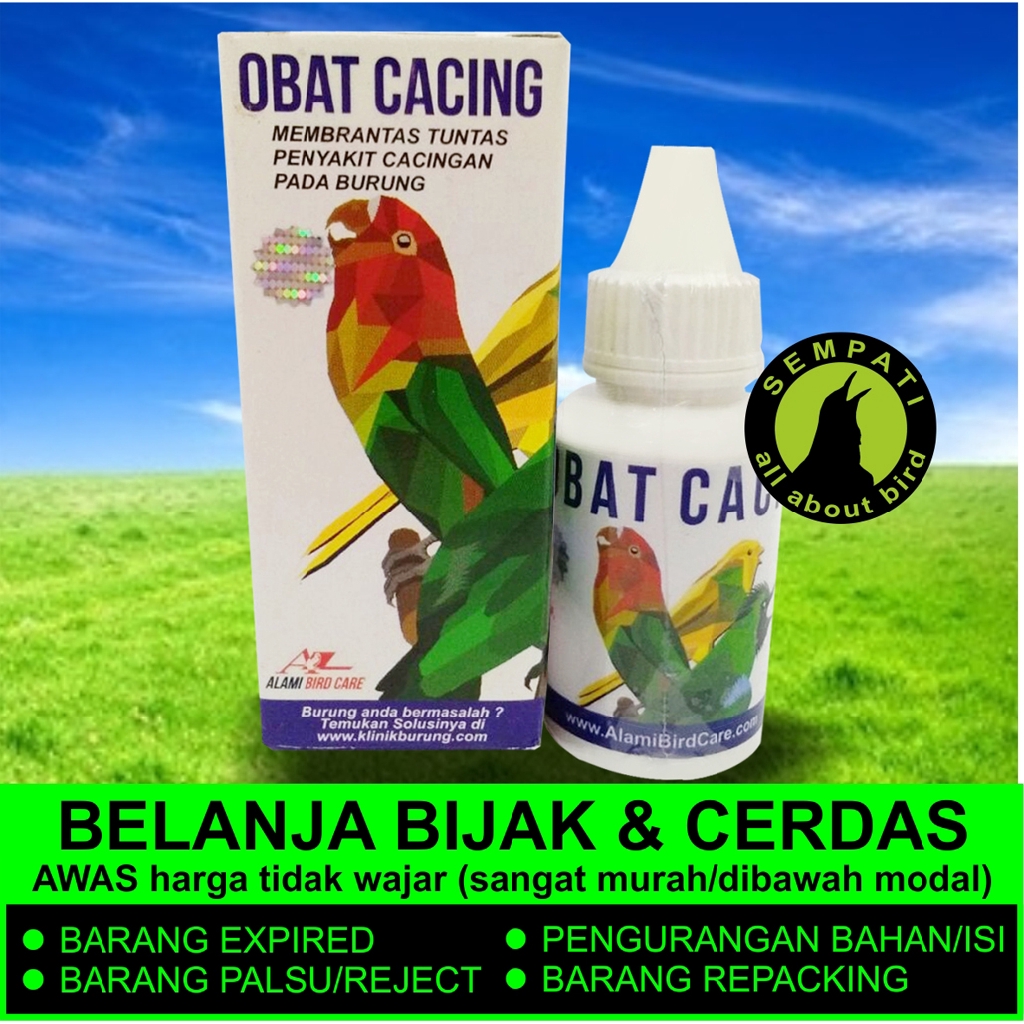 Obat Cacing Alami Bird Care Obat Burung Sakit Cacingan Kurus Nyilet Shopee Indonesia