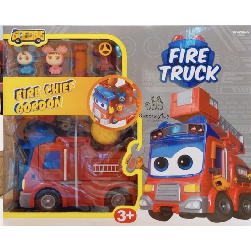 Gogo Bus Fire Truck : Fire Chief Gordon Playset (New Arrival)