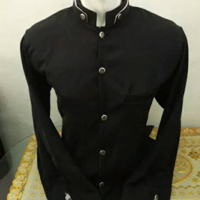 COD.. JASKO ELEGAN HITAM POLOS