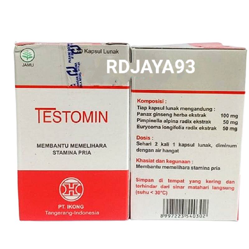 Testomin H3 -hormon , kesuburan , stamina